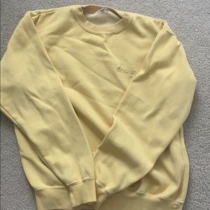 Honey brandy Melville sweatshirt